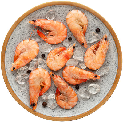 Магаданские креветки 50/80, 800 г.